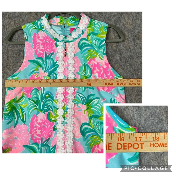 Lilly Pulitzer Jonna High Collar Classic Fresh Fun Beach Preppy Shift Romper - 8 - Picture 7 of 16